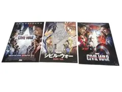 キャプテン・アメリカ: シビル・ウォー ポストカード　3枚入り　2枚セット
