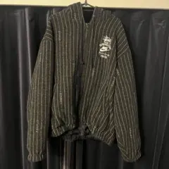 ⁠【美品XXL】Stussy Nike Striped Wool Jacketのサムネイル