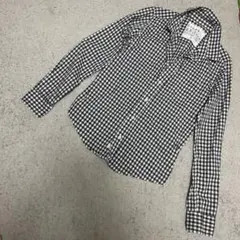 美品 フランク&アイリーン ギンガムチェック スキッパーシャツ XS