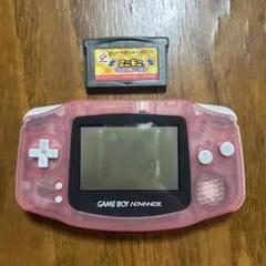 〈カセット付き〉ゲームボーイアドバンス　クリアピンク