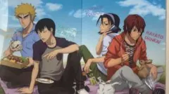 弱虫ペダルビジュアルアートブロマイド3 東堂尽八 新開隼人 荒北靖友 福富寿一