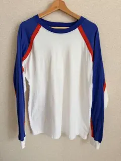 90’s USA製 MEGAROOSHI ラグランスリーブ長袖Tシャツ Lサイズ