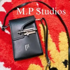 M.P Studios ショルダーポーチ ブラックのサムネイル