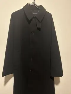 黒 ステンカラーコート