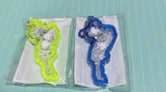 琵琶湖キーホルダー コハクチョウ 2個セット