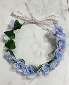 紫×青 花かんむり