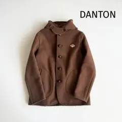 【ダントン】 ウールモッサ フードジャケット フード コート ジャケット 34