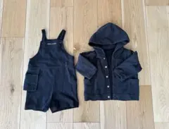 コムサイズム　ベビー　ロンパース　パーカー　セット　80