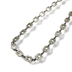 GIVENCHY ジバンシー Gロゴ ネックレス シルバー