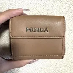 MURUA ベージュ 三つ折り財布のサムネイル