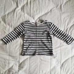 キッズ　トップス　ボーダー　長袖　90