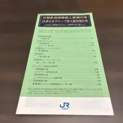 JR西日本グループ 株主優待割引券 - メルカリ