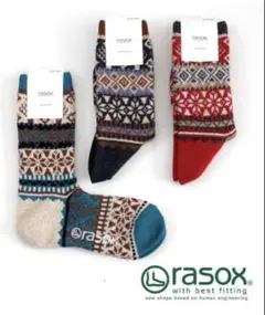 新品　rasox ラソックス ソックス 靴下 Lサイズ