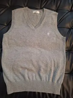 H*A様 【美品】 Polo グレー Vネック ベスト S