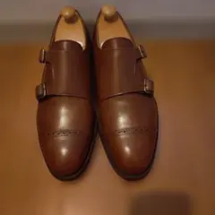 ま*様 Lloyd footwear ロイドフットウェア シングルモンク ブラウ
