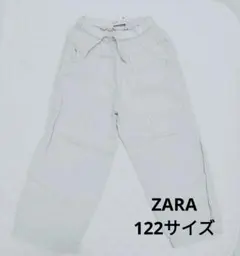 ZARA ロングパンツ ウエストゴム　薄いねずみ色　灰色　122センチ　ザラのサムネイル