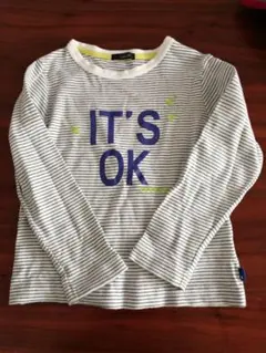 ストライプ 長袖カットソー IT'S OK