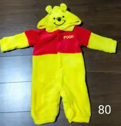 Disney　くまのプーさん　ふわふわ　カバーオール