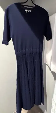 【お値下げ中】Baggio Blu ネイビー 半袖ニットワンピース サイズ2