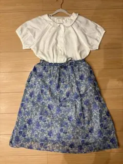 ehka sopo by.SM2 ブラウスと花柄スカートのセット