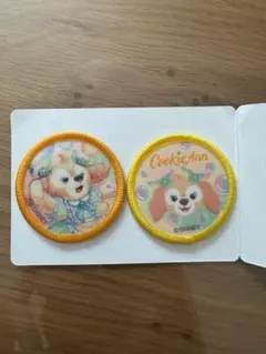 ディズニー クッキーアン ワッペン 2枚セット