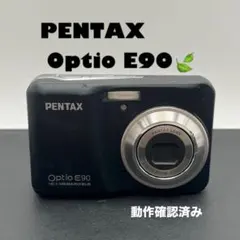 動作品 ・美品】PENTAX Optio E90 デジカメコンデジ 単3電池 - メルカリ