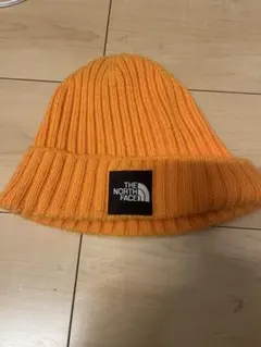 THE NORTH FACE オレンジニット帽 FREE
