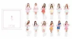 IZ*ONE フレークシール 12種 未開封 up メンバーカラー 衣装 全身