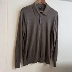 UNIQLO　ユニクロ　メリノニットポロセーター