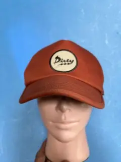 美品！アットダーティー トラッカーズ キャップ オレンジ旧ロゴ