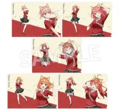 五等分の花嫁 クリアファイル5枚セット けもみみコーデで踊ってみた