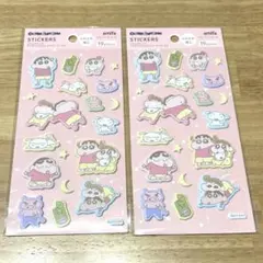 クレヨンしんちゃん　ふわふわシール　２枚