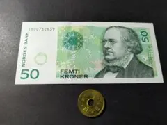 ノルウェー旧紙幣　6枚セット　5 10 50 50 100 100 クローネ ノルウェー旧紙幣 6枚セット 5 10 50 50 100 100 クローネ