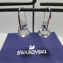 k*i様 Swarovski Lunar ドロップピアスブルー - メルカリ