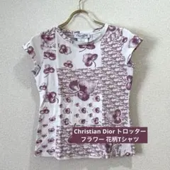 Christian Dior トロッターフラワー 花柄Tシャツ サイズ40日本Sのサムネイル
