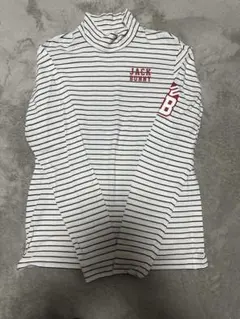 JACK BUNNY ストライプ タートルネックシャツ