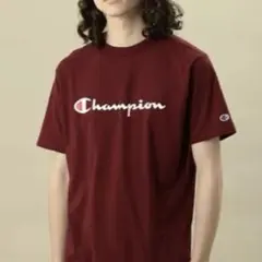 Champion 赤 バーガンディー Tシャツ S