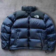 00s ノースフェイス ヌプシ ダウン US企画 700フィル ネイビー M