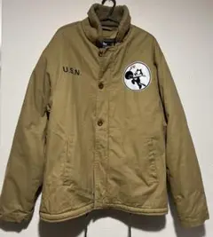 フィレックス レトロ ボアジャケット ベージュ 裏ボア 新品 メンズ FILEX