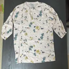 プチバトー　コットンチュニックナイトウエア