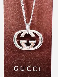 【超美品】GUCCI ペンダント トップ925＋社外チェーン 男女兼用