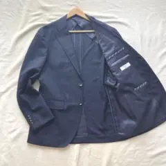 サンタバーバラ 紺ブレザー AB5/170 美品 金ボタン ネイビージャケット 