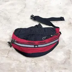 【激レア】ノースフェイス ウエストバッグ 格子柄 テック Y2K リフレクター