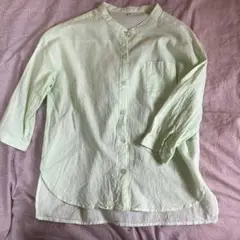 MEICONNE 淡いミントグリーン　ブラウス　M