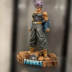 ドラゴンボール　海外　スタチュー　トランクス　アクスタ付き ドラゴンボール 海外 スタチュー トランクス アクスタ付き - メルカリ