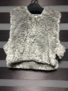 新品未着用　ヤマダヤスコットクラブプ チローブファーベスト ジレ