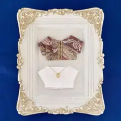 ぬい服10〜12㎝＊2枚セット＊ハワイアン・ペイズリー