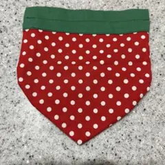 いちご模様巾着袋