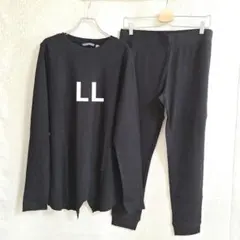 AnyBody/セットアップ　プルオーバー　パンツ　ブラックLL