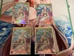 ワンピース カードゲーム ネフェルタリ・ビビ シークレット 4枚セット